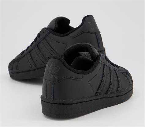 zwarte adidas superstar junior|adidas superstar youth shoes.